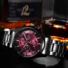 Relojes de pulsera Bosck Hombres Reloj deportivo Acero inoxidable Hardlex con etiquetas Reloj de pulsera Moda Moda Casual Reloj Hombre Hombre Cuarzo Hombre 2021