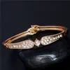 Nuevos brazaletes al por mayor Dubai joyería de boda pulseras y brazaletes de cristal para mujeres 2015 Q0719