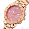 Moda Geneva Watch Dziewczyna Kobieta Luksusowe Kobiety Ze Stali Nierdzewnej Rhinestone Zegarki Panie Casual Analogowe Zegarki Quartz