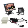 7 Inch Car Monitor + Car Parking Sensor + Car Rearview Camera for Truck Trailer Bus and Special Vehicles BUS