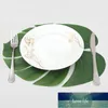 Grinaldas 12pcs Artificial Folhas de Palmeira Tropical para Decorações Hawaiian Luau Theme Decorações Home Jardim Decoração AA8238