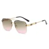 럭셔리 디자이너 남성 여성 대형 선글라스 편광 된 수지 렌즈 준목없는 태양 안경 남성 JC7107 #