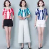 Lâche soie femmes chemises grande taille T manches courtes imprimé t-shirt col rond Harajuku 4112 50 210521