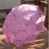 Parasols en coton broderie Parapluie en dentelle antique pour mariage mariée demoiselle d'honneur accessoires photo 12pcs / lot expédition rapide en gros