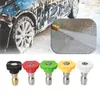 Car High Pressure Washer Tools Cleaning Parts Nozzle Jet Snow Foam Lance Spray Wash Gun Nozzle-Tip 0-60 Degree 0 to 60 Degrees Auto Cleaner Tool