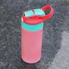 12oz UV färgbyte Tumbler sublimering Straight Sippy Cups Barnmuggar Stainless Steel Baby Bottle Drinking Tumbler Dubbelvägg Vakuum Feeding Nursing Bottle