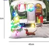 Weihnachten Led Kissen Fall Platz Sofa Auto Kissen Abdeckung Licht Dekorative Kissen Fällen Soft Cover 45*45 cm