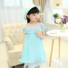 Filles princesse robe enfants soirée vêtements enfants mousseline de soie qualité dentelle robes BabyGirl fête bal perle robe 2020 nouvel été Q0716