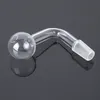 Clear Pyrex Glass Oil Burner Pipes 10mm 14mm 18mm Male Female Adapter Banger Nail For Oil Rigs Smoking Accessories