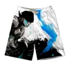 Anime One Piece Short Pants Men Summer Shorts Monkey D Luffy Portgas D Ace Zoro Law Printed Casual Trouser G1209