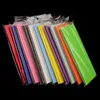 Drinking Straws Disposable Bubble Tea Thick Rainbow Drink Paper Straw For Bar Birthday Wedding Party Supplies RH03462