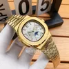 40mm men gold top AAA designer luxury watches 316L steel band Automatic winding mechanical watch date display Movement waterproof wristwatch wholesale