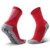 Hommes femmes adulte sport football chaussettes anti-dérapant rayure Yoga basket-ball course vélo athlétique gymnastique respirant Compression chaussette