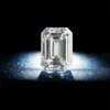 Lösa ädelstenar Emerald Cut Stones 0.2ct till 10ct D Färg VVS1 Lab Diamond Pass Moissanite Tester med GRA-certifikat