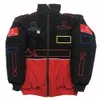 Fórmula 1 F1 Traje de carreras Estilo europeo y americano Universidad Chaqueta de algodón informal Invierno Bordado completo Vintage Motocicleta Jacket293N