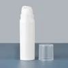 5ml 10ml 15ml White Airless Lotion Pump Bottle Empty disposable Sample and Test Container Cosmetic Packaging bottles tube9378237