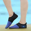 Plus Size Lovers Workout Joga Plaża Wody Kobiet Mesh Tkanina Oddychająca Slip On Aqua Buty Mężczyźni Pływanie W górę Buty Y0714