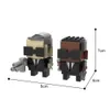 Brickheadz MOC Ritorno al futuro migliore Dottor Brown Martyed Building Blocks Teste di mattoni fai da te Giocattoli per bambini Regalo H0824205T