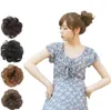 الملحقات ملحقات المنتجات الذيل التمديد هيربيسي scrunchie مطاطا موجة مجعد الاصطناعية آسر الجلد التفاف للشعر كعكة العقدة قطرة د