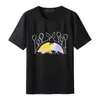 Men T Shirts summer tops round neck cool letter print casual fashion Tees Large size T-shirt M-4XL