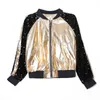 chaqueta de oro negro