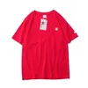 Mens Solid Color Tee T-рубашки мода Trend с коротким рукавом свободные уютные топы дизайнер мужской лето круглые шеи повседневная хип-хоп скейтборд тонкие футболки