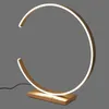 Crescent Moon LED Table Lamps Clip Desk-Lamp Bedroom Living Study Room Simple and Modern Design Desk Light Bedside Lights for Reading Home