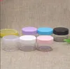 100 шт. 10G 15G 20G прозрачные пластиковые бутылки JARS Cream Geel Gel маленькая помада образец пустой косметический контейнеры GTY