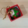 Cloisonné Artisanat Émail Filigrane Fantaisie 50mm Boule Pendentifs Porte-clés Porte-clés Charmes Ornement Artisanat Chinois Cadeaux Arbre De Noël Décoration Suspendue