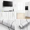 Wallpapers White Gray Wood Paper Self-Adhesive 3d Wallpaper Removable Furniture Decorative Wall Stickers For Room Home Decoration