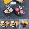 High quality fashion key chain car key chain handmade leather key chain men's and women's bag pendant accessories multicolor