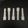 Op voorraad DHL 10mm Mannelijke keramische nageltip NC-accessoires Vervanging voor DAB Rigs Glass Bongs Water Pipe vs Quartz Titanium