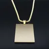 Кулон ожерелья 2021 из нержавеющей стали покер король кулон для женщин / мужчин длинные золотые цветные цепные ожерелье ювелирные изделия коллирская цепь NXH137S02
