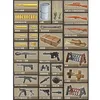 Kinder Spielzeug 24 teile/los Mini Militär Figuren Bausteine Set WW2 Panzer Soldaten Waffe Zubehör Armee Pistolen Ziegel Für Jungen x0503