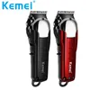 Kemei KM-2608 Haircutter KM-2608 Tondeuse à cheveux électrique sans fil Hair Stylist Tondeuse à cheveux Tondeuse à tête en acier au carbone rechargeable