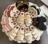 Tasarımcı Kadınlar Woody Terlik Kış Kürk Terlik Fahsion Siyah Beyaz Bayanlar Slaytlar Ayakkabı Kırmızı Mavi Pembe Kahverengi Bej Flip Flop Loafer'lar Büyük Boy 35-42