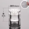 5g vuoto acrilico trasparente bottiglie crema barattolo piccolo campione trucco sottomarino per unghie per unghie per unghie pot per contenitori cosmetici