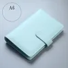 19x13см 18x23 см Пустой ноутбук крышка A5 A6 свободный листьев Binder без бумаги PU искусственной кожи чехлы на спиральные планировки для бумаги