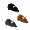 Bezprzewodowy pilot myszy Mysz Czarny / Gary / Brązowy Elektroniczny RC Szczur Myszy Zwierząt Interactive Cat Zabawki 20220112 Q2