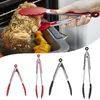 Mats & Pads Tongs Set Kitchen Anti-slip Cooking Tool Silicone + Stainless Steel Non-Stick