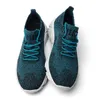 Fly Top Fashion Knit Womens Men Running Shoes Black Blue Gray Jogging Sports Trainers Sneakers Size Eur 36-45 Code LX21-222