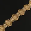 Marockanska bältet Holloway för kvinnors bröllopsklänning kropp smycken guldmetall kedja justerbar längd brud gåva 220210