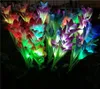 Corde Ghirlande Luce Giglio Fiore Lampada Solare Potenza LED Fata Luci Giardino Decorazioni Natalizie Per La Decorazione Del Giardino All'aperto