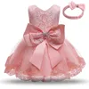 Meisjes Jurken Baby Meisjes Doopjurk Prinses 1e Verjaardag Feestkleding Peuter Meisje Kanten Doopjurk Baby Tutu Kleding 12 24M