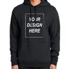 Custom Hoodies Add Your Text Sweatshirt Customized Long Sleeve High Quality Heavy Weight Soft Fleece Tops Hoody 210813