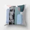 Custom Simple Abstract Geometric Polyester Pillowcase Square Sofa Pillow Bay Window Bed Cushion Cover Office Chair Lumbar Cushion/Decorative