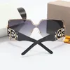 Design Marke Klassische Sonnenbrille UV Brillen Metall Gold Rahmen Brille Männer Frauen Spiegel Glas Objektiv Sonnenbrille