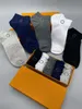 2021 Top-Socken für Herren und Damen, 5 Paar luxuriöse Sport-Winter-Mesh-Monogramm-Stickerei mit Box2952