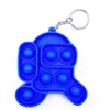 Tiktok Push Keychain Blase Sensory Toys Push Bubble Sensory Sein Zappelspielzeug Relief Stress Relief Keychain Geschenksack Ring