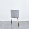 US Materiały jadalne krzesło meblowe 4-częściowy zestaw kuchenny krzesło specjalne sypialnia średniowieczny nowoczesny z tkaniny poduszki fotela Back Brown303K